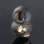 Roman monochrome glass pendant, jar- shaped, 2-4 century AD